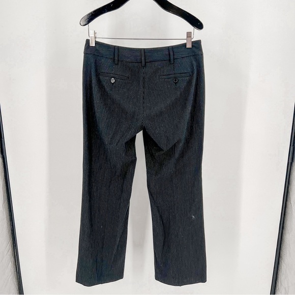 Black pinstriped Michael Kors Gramercy Fit Dress Pants - Picture 2 of 5